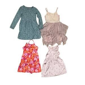 Lot of 4 Cat & Jack Size 6-6X Dresses